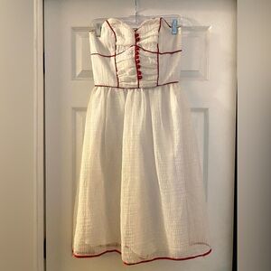 Y2K Era Besty Johnson Sailorcore Dress